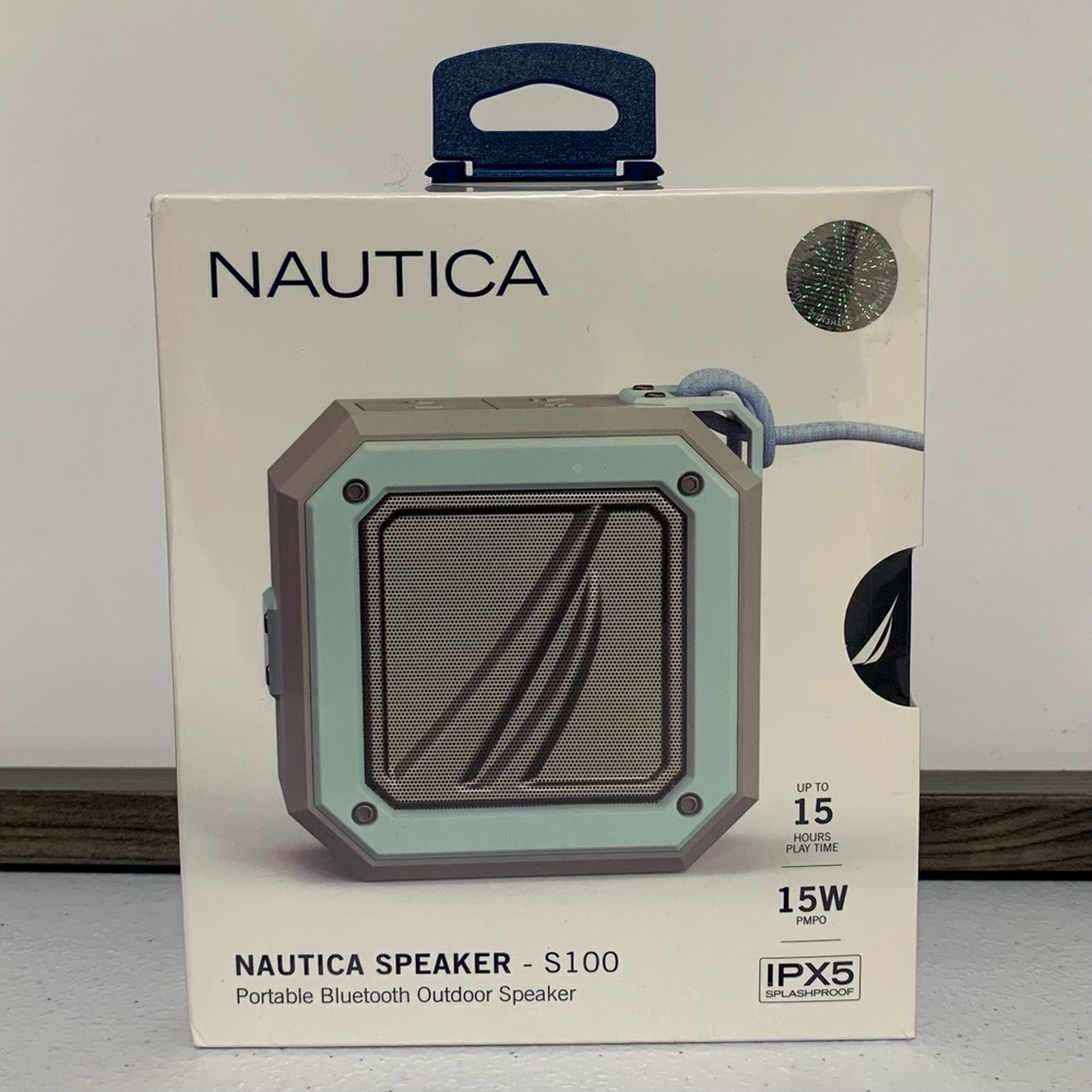 S100 Nautica Portable Bluetooth Outdoor Speaker-NIB